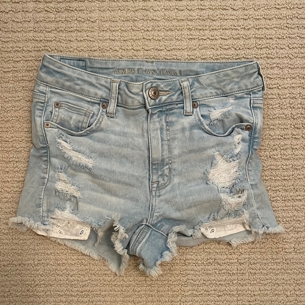 American Eagle Next Level Stretch Denim Shorts